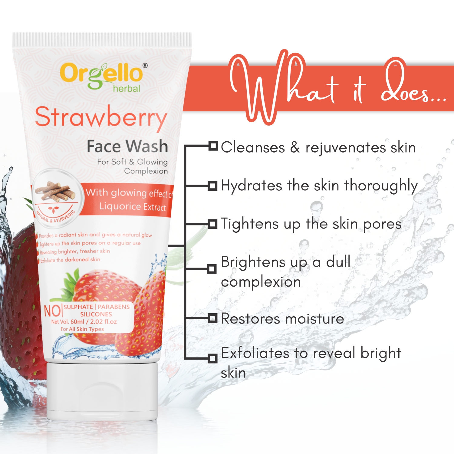 Strawberry Face Wash