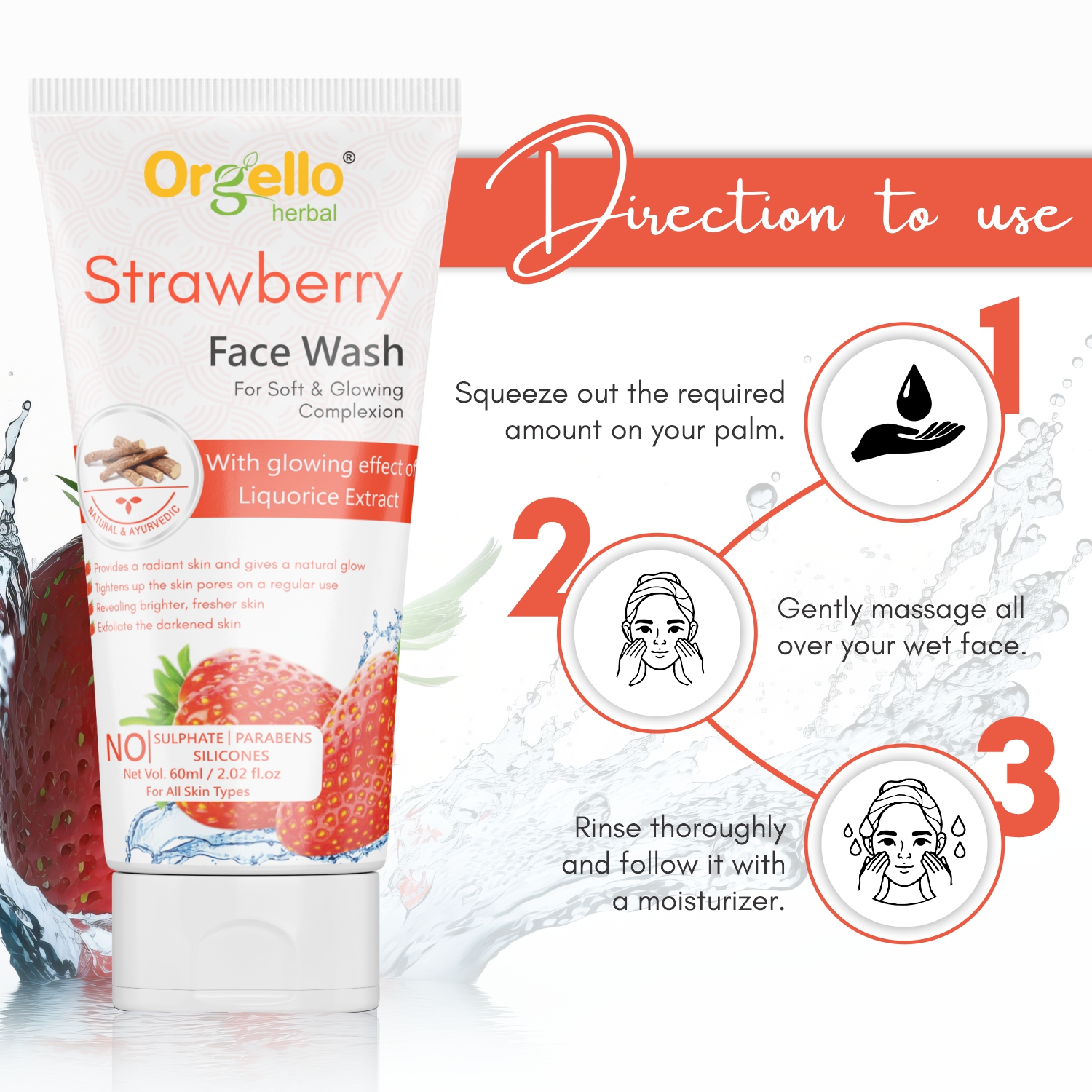 Strawberry Face Wash